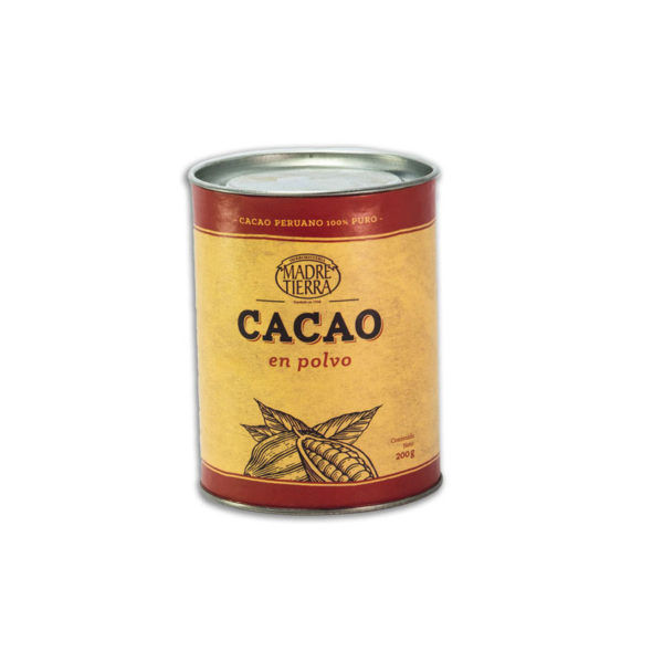 Cacao En Polvo Peruano 200g (lata)