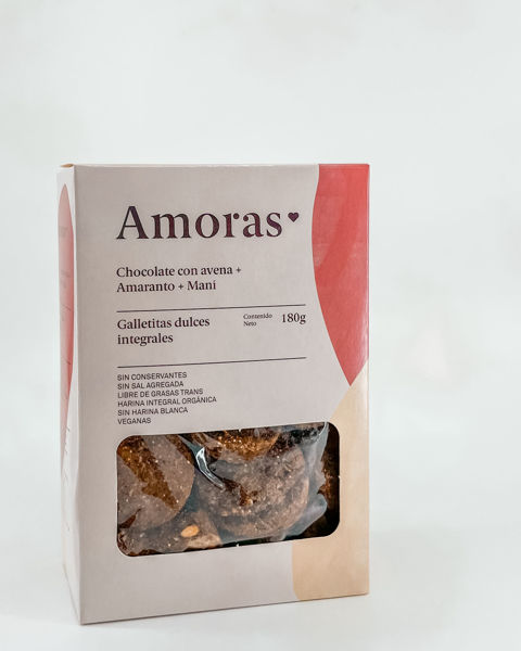 100499 galletitas choco avena amaranto mani amoras 180g