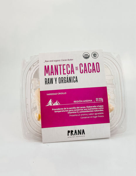 100882 manteca de cacao prana 220g
