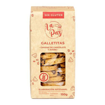 Imagen de GALLETAS LA PAZ DULCES SIN GLUTEN CON CHISPAS DE CHOCOLATE