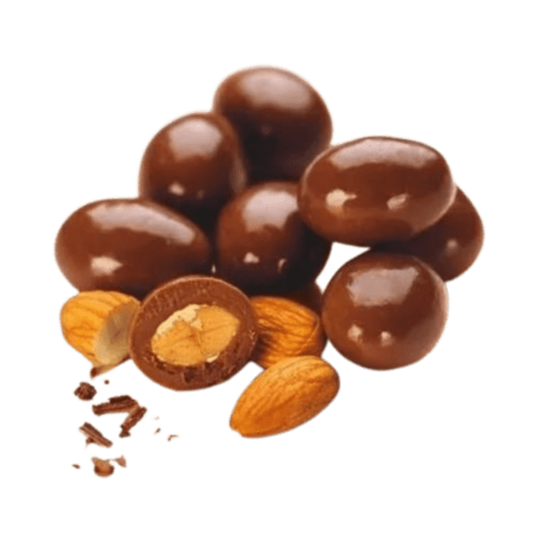 Imagen de ALMENDRAS BAÑADAS EN CHOCOLATE CON LECHE 0% AZÚCARES AGREGADOS