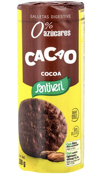 Imagen de GALLETAS DIGESTIVE CACAO SIN GLUTEN