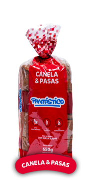 Imagen de PAN DE CANELA Y PASAS PANTASTICO 650GR