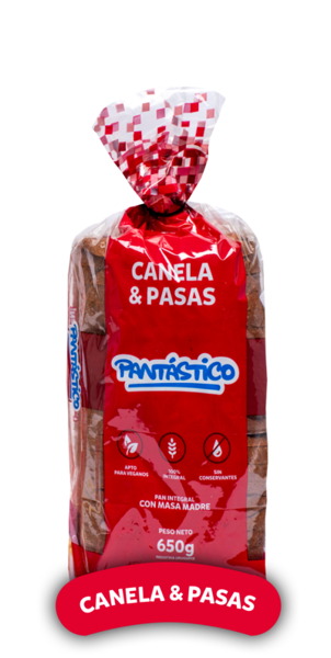 Imagen de PAN DE CANELA Y PASAS PANTASTICO 650GR