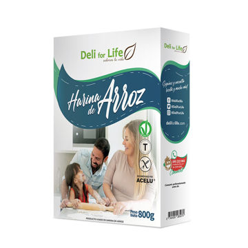 Imagen de HARINA DE ARROZ 800GR DELI FOR LIFE
