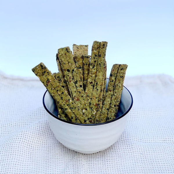 Imagen de GRISINES DE KALE 100G - MERCADO VERDE