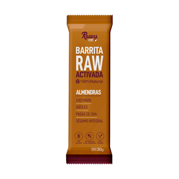 Imagen de BARRITA RAW DE ALMENDRAS RAWY
