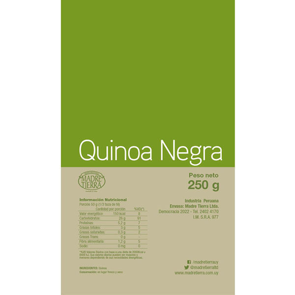 Imagen de QUINOA NEGRA 250G