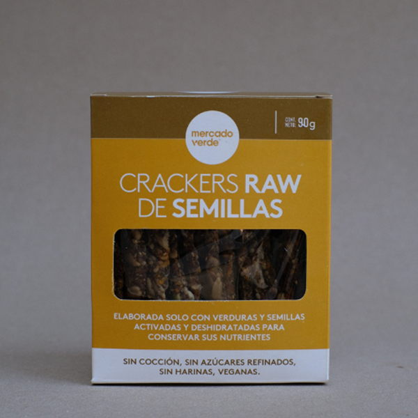 Imagen de CRACKERS RAW DE SEMILLAS 100G MERCADO VERDE