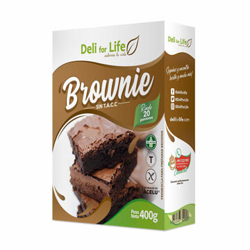 Imagen de PREMEZCLA BROWNIE SIN GLUTEN - DELI FOR LIFE