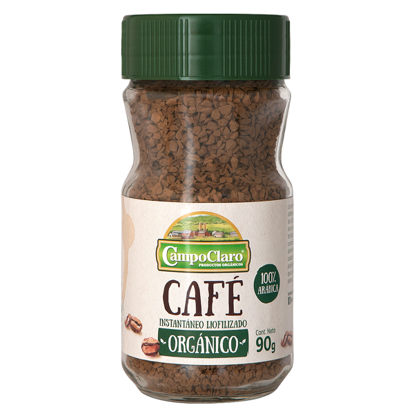 Imagen de CAFE ORGANICO INSTANTANEO - CAMPO CLARO