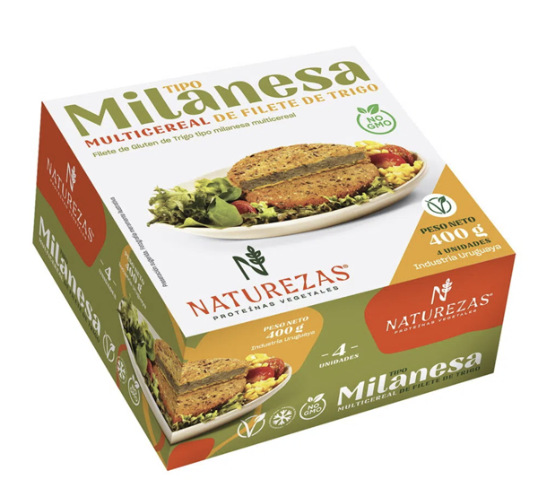 Imagen de MILANESA DE TRIGO VEGANAS x4 - NATUREZA