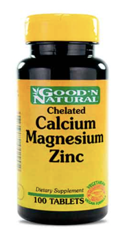 Imagen de CALCIO, MAGNESIO, ZINC x100 COMPRIMIDOS - GOOD'N NATURAL