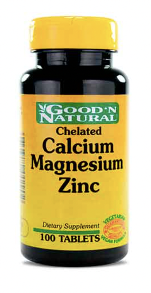 Imagen de CALCIO, MAGNESIO, ZINC x100 COMPRIMIDOS - GOOD'N NATURAL