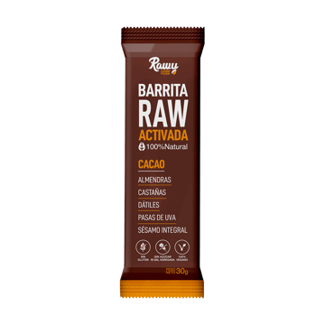 Imagen de BARRITA RAW ACTIVIDAD DE CACAO - RAWY