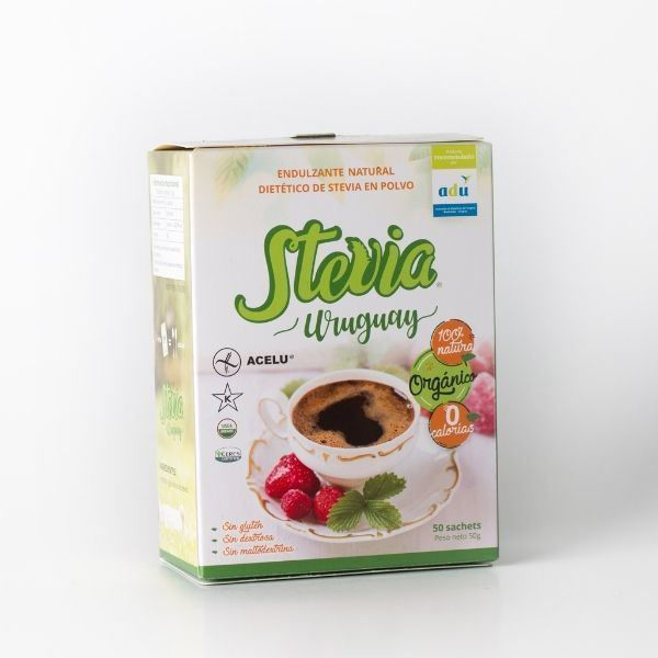 Imagen de STEVIA SOBRES ORGÁNICO X 50 - STEVIA URUGUAY