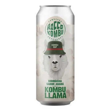Imagen de KOMBUCHA LLAMA SABOR ANANA 473ML - ROCCO KOMBU