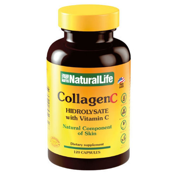 Imagen de COLLAGEN HYDROLYSATE + VITAMIN C  X 120 CAPS - NATURAL LIFE