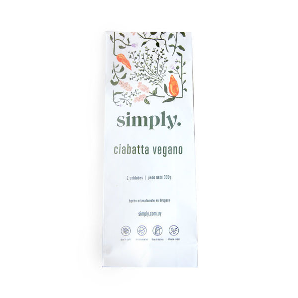 Imagen de PAN CIABATTA VEGANO - SIMPLY