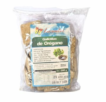 Imagen de GALLETAS CON OREGANO -  BIONUTRI