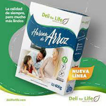 Imagen de HARINA DE ARROZ DELI FOR LIFE 400GR