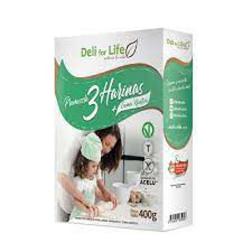 Imagen de MEZCLA 3 HARINAS DELI FOR LIFE  400GR