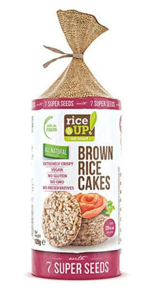 Imagen de GALLETAS . ARROZ RICE UP 7 SEMILLAS 120 GRS