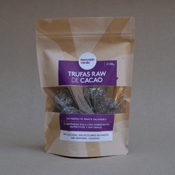 Imagen de TRUFAS DE CACAO RAW X10 MERCADO VERDE