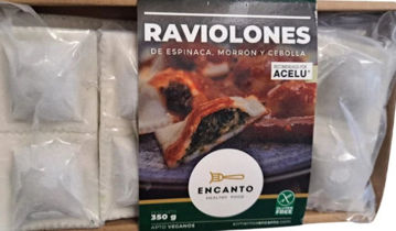 Imagen de RAVIOLONES ESPINACA MORRON  Y CEBOLLA ENCANTO