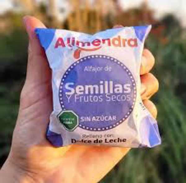 Imagen de ALFAJOR SEMILLAS SIN AZUCAR ALIMENDRA