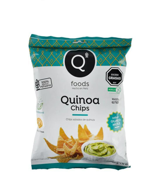 Imagen de CHIPS DE QUINOA GUACAMOLE Q FOODS