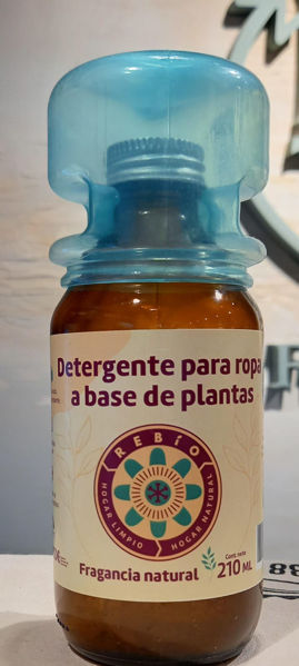 Imagen de DETERGENTE P/ ROPA 0.21L REBIO ORIGEN VEGETAL 5 LAVADOS