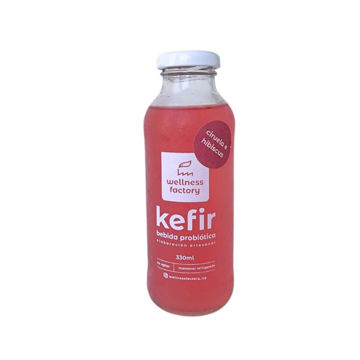 Imagen de KEFIR CIRUELA HIBISCUS 330ML WELLNESS FACTORY