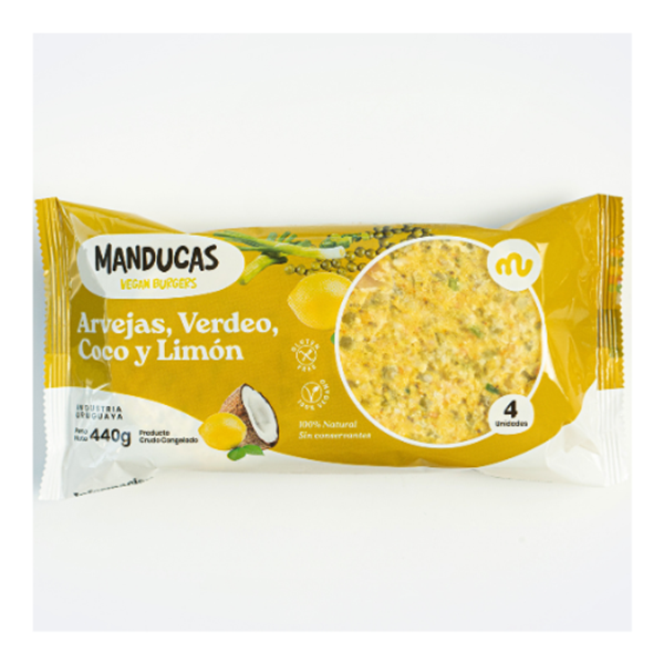 Imagen de MANDUCAS ARVEJAS VERDEO COCO Y LIMON