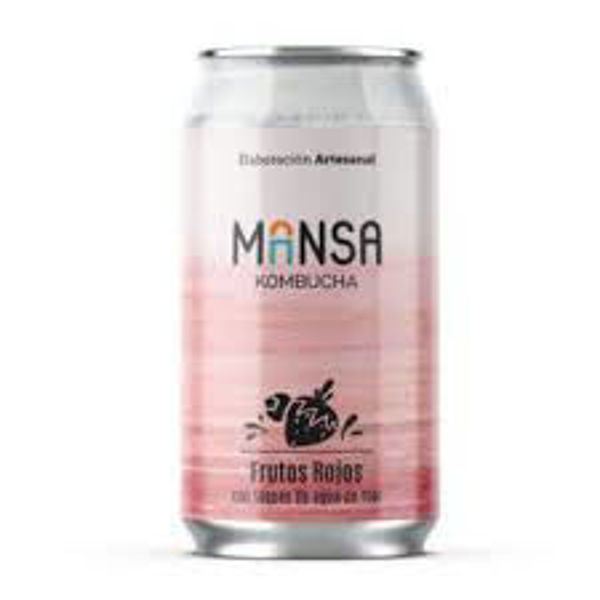 Imagen de MANSA KOMBUCHA FRUTOS ROJOS 354ML
