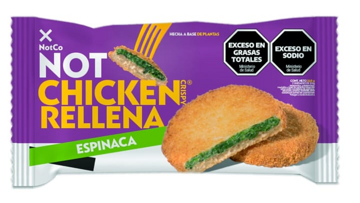 Imagen de NOT CHICKEN RELLENA CRISPY ESPINACA NOTCO