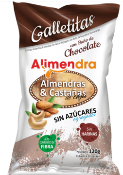 Imagen de GALLETAS ALIMENDRA C/ALMENDRAS 120G