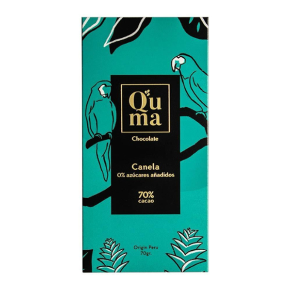 Imagen de CHOCOLATE QUMA CANELA 70% ORGANICO SIN AZUCAR