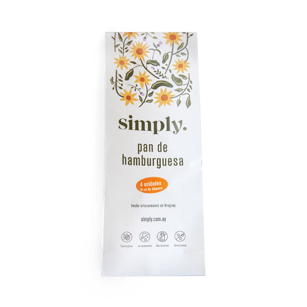 Imagen de PAN DE HABURGUESA SIMPLY X4